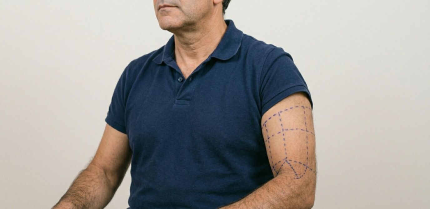 Plastyka ramion przed