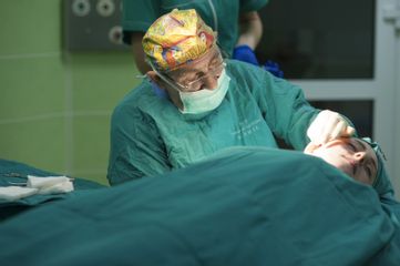 E. A. Barańscy - zespół podczas operacji