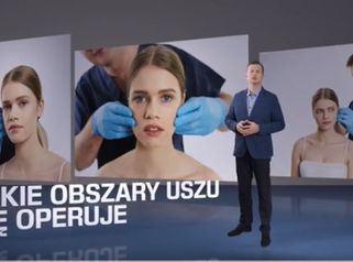 Jakie obszary uszu się operuje?