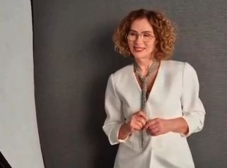 kulisy sesji okładkowej z dr Ewą Rybicką